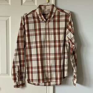 JT Threads Dress Casual button down shirt size L